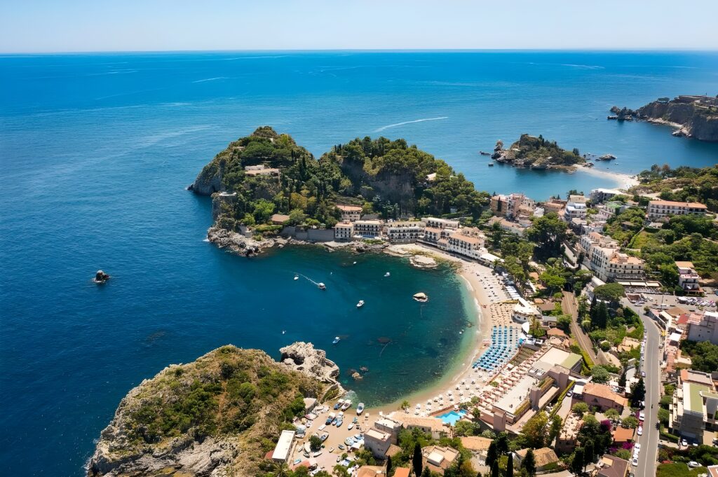 Best Hotels in Sicily with Private Beach Mazzaro Sea Palace Taormina WIWT