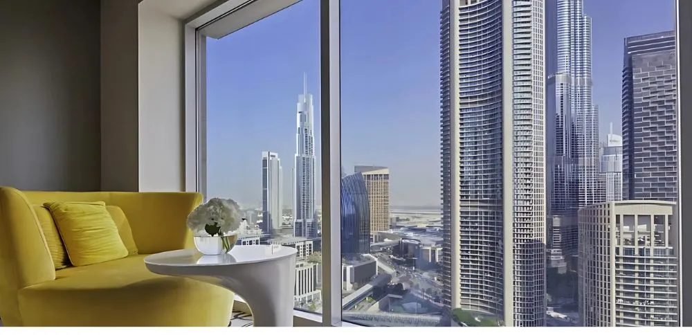 Dubai hotels with best views Sofitel Downtown WIWT