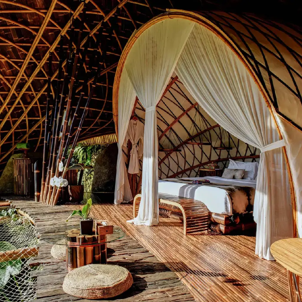 Eco friendly hotels in Bali Bambu Indah