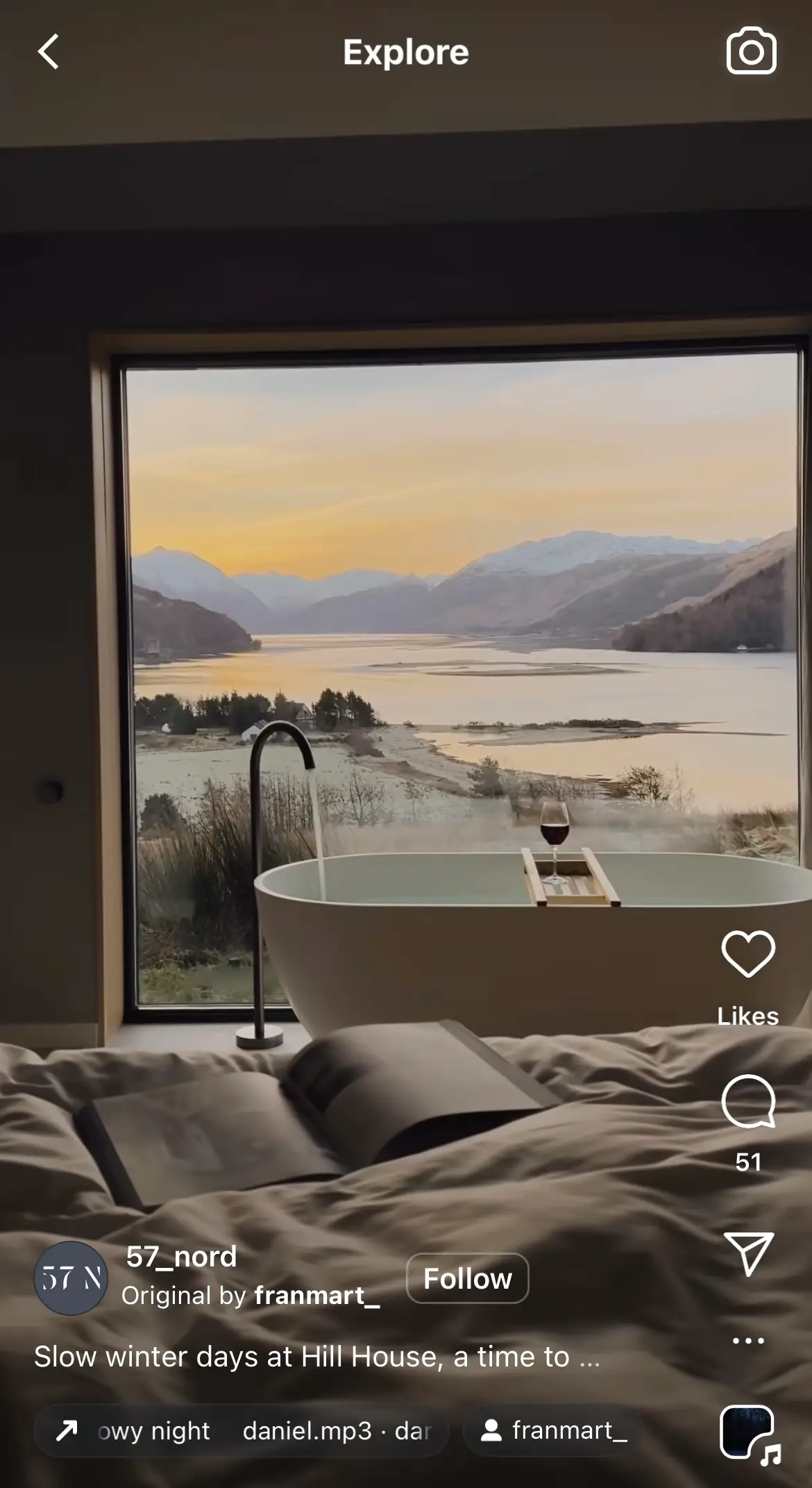 An image highlighting an Instagram post idea for hotels: reels and short-form videos.