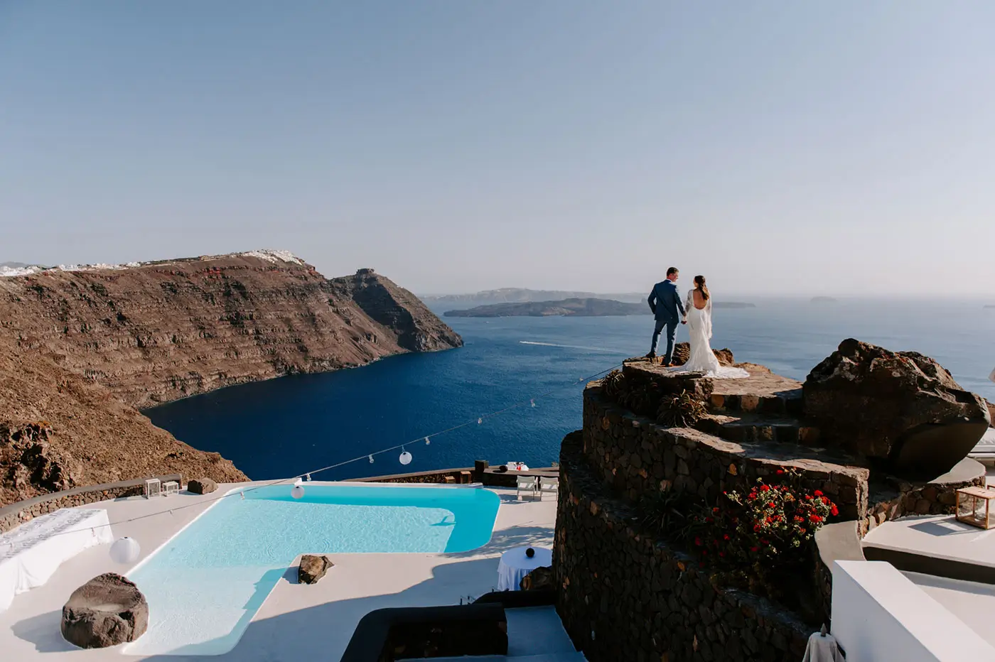 romantic hotels in Santorini aenaon villas one